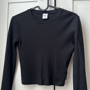 TNA Glendale waffle long sleeve in XS